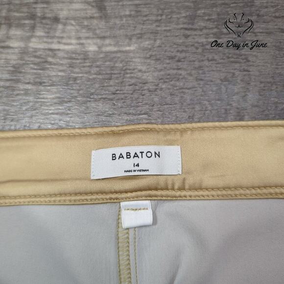 Babaton Faux Leather Pants Size 14 - Picture 2 of 6